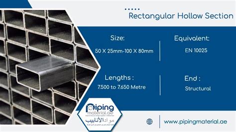 standard steel box sections|rhs steel sizes chart.